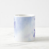 射手座星占いの看板かわいいパーソナライズされた コーヒーマグカップ (中央)