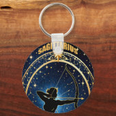 射手座星占い徴候 キーホルダー (正面)