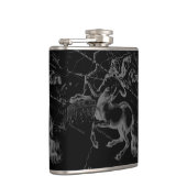 射手座星座ヘベリアスの地図と黒 フラスク (右)