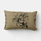 射手座星座ヘベリアス1690年頃 ランバークッション (裏面)