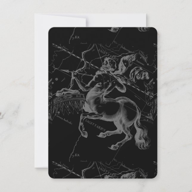 射手座星座Hevelius1690 11月22日–12月21日 (正面)