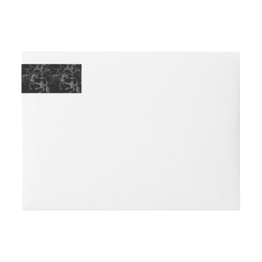 射手座星座Hevelius1690 11月22日–12月21日 ラップアラウンドラベル (正面)