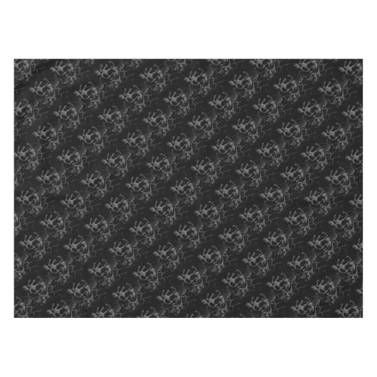 射手座星座Hevelius 1690黒 テーブルクロス (正面(横))