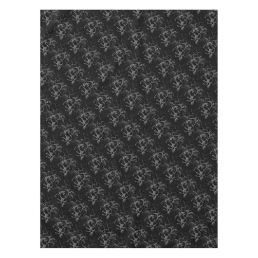 射手座星座Hevelius 1690黒 テーブルクロス (正面)