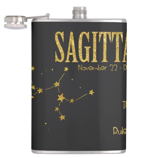 射手座星記号 フラスク (オープン)