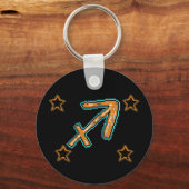 射手座星 キーホルダー (正面)