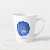 射手座水彩天空コンステレーション〔占星術の〕十二宮図 カフェラテマグ (右)