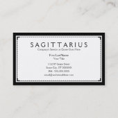 射手座洗練 名刺 (裏面)