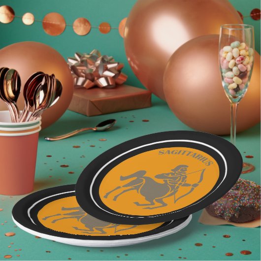 射手座紙プレート ペーパープレート (複数)