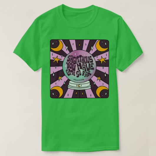 射手座結晶球 Tシャツ (デザイン正面)