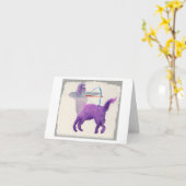 射手座誕生日 カード (黄色い花)