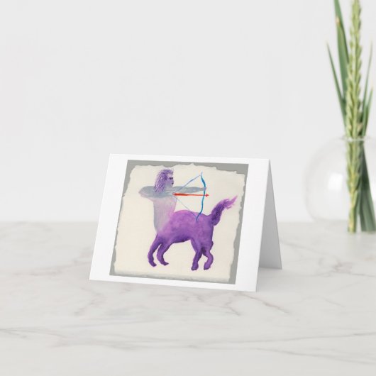 射手座誕生日 カード (正面)