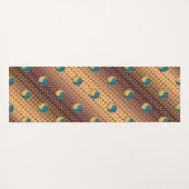 射手座&ウォーターモンキー ヨガマット (裏面(横))