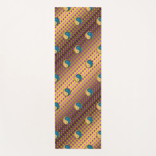 射手座&ウォーターモンキー ヨガマット (正面)