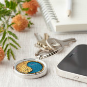 射手座&ウォーター・ドラゴン キーホルダー (側面)