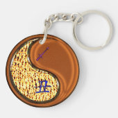 射手座&ウッドオックス キーホルダー (裏面)