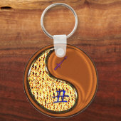 射手座&ウッドオックス キーホルダー (正面)