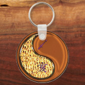 射手座&ウッドボア キーホルダー (正面)