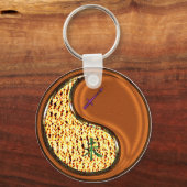 射手座&ウッドヤギ キーホルダー (裏面)