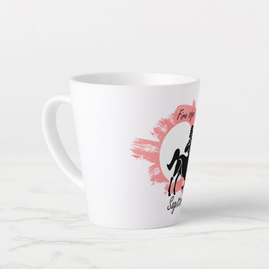 射手座 カフェラテマグ (左アングル)