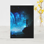 射手座 カード (黄色い花)