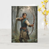 射手座 カード (黄色い花)