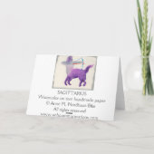 射手座 カード (裏面)