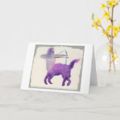 射手座 カード (黄色い花)