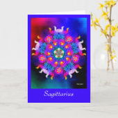 射手座 カード (黄色い花)