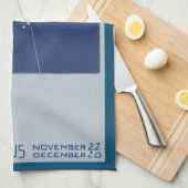 射手座 コンステレーション ヴィンテージ 十二星座 占星術 キッチンタオル (四つ折り)