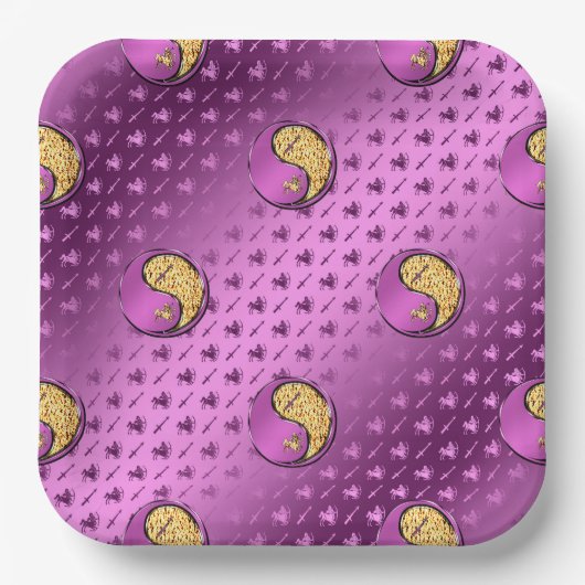 射手座・ザ・アーチャー ペーパープレート (正面)