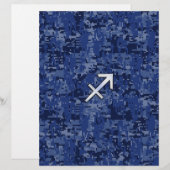 射手座 シルバー ナビ デジタル カモ (正面/裏面)