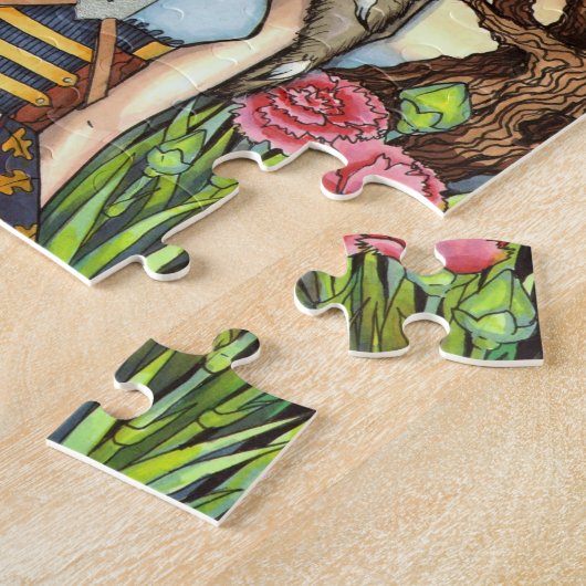 射手座 ジグソーパズル (側面)