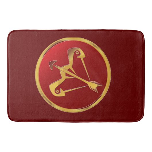 射手座 バスマット (正面)