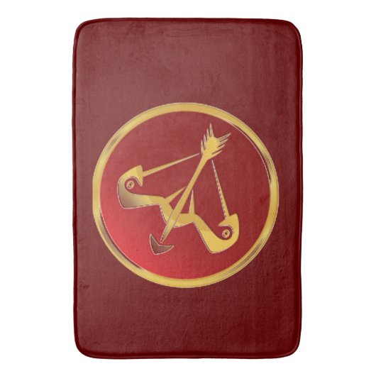 射手座 バスマット (正面縦)