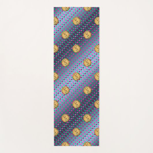 射手座&ファイアドッグ ヨガマット (正面)