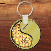 射手座&メタルヤギ キーホルダー (正面)