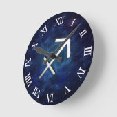 射手座 ラウンド壁時計 (傾斜)