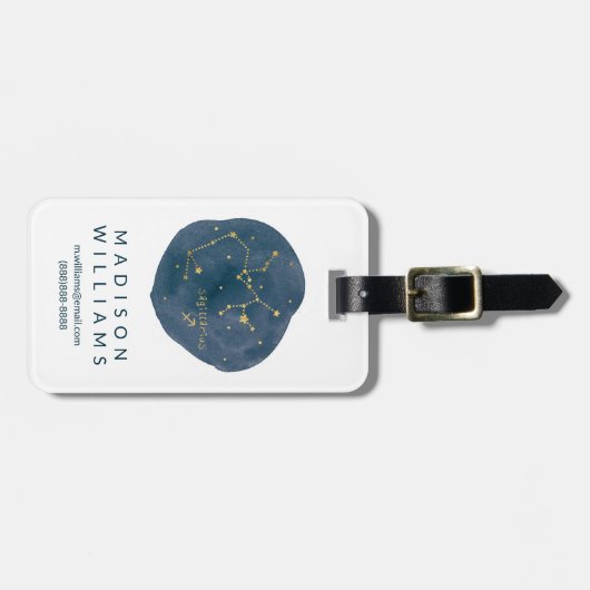 射手座 ラゲッジタグ (正面横)