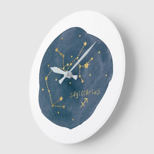 射手座 ラージ壁時計 (傾斜)