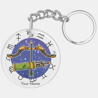 射手座&レオ〔占星術の〕十二宮図アクリルキーチェーン キーホルダー