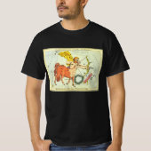 射手座、ヴィンテージコンステレーションウラニア鏡 Tシャツ (正面)