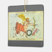 射手座、ヴィンテージ星座 ウラニアの鏡 セラミックオーナメント (左)