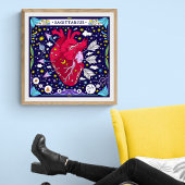 射手座:「冒険精神」〔占星術の〕十二宮図 ポスター