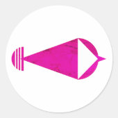 射手座 占星術のサイン ラウンドシール (正面)