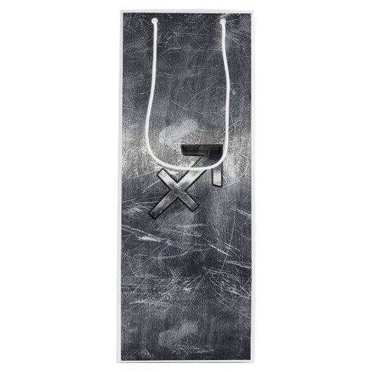 射手座〔占星術の〕十二宮図イングランジス動揺してルック ワインギフトバッグ (正面)