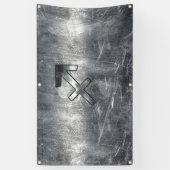 射手座〔占星術の〕十二宮図イングランジス動揺してルック 横断幕 (縦)