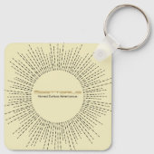 射手座〔占星術の〕十二宮図キーチェーンヴィンテージデザイン キーホルダー (裏面)