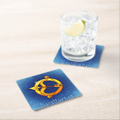 射手座〔占星術の〕十二宮図コースター スクエアペーパーコースター (インサイチュ)