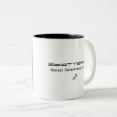 射手座〔占星術の〕十二宮図コーヒーマグ男性デザイン ツートーンマグカップ (正面右)